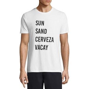Sun Sand Cerveza Vacay Summer Graphic Tee
